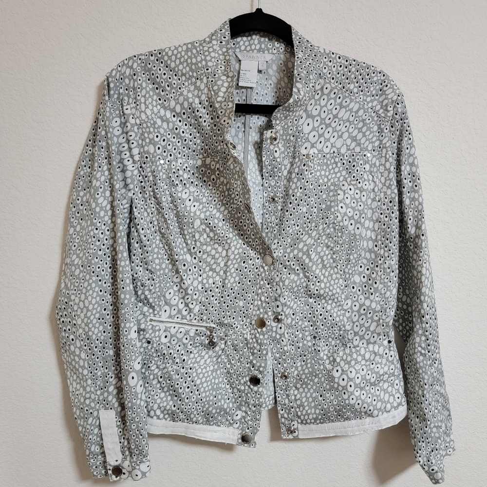 Spanner Snake Print Jacket with Sparkle